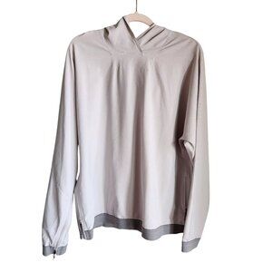 Lululemon Sweatshirt Large Men's Gray Eurus Pullover Hoodie Windbreaker Ripstop